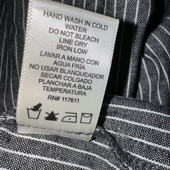 HAVE Open Grey Pinstripe lightweight Jacket 3/4 sleeves - Picture 9 of 10